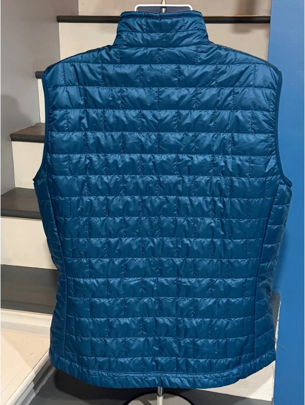 Patagonia Men’s Size Extra Large (XL) Full Zip Nano Puff Vest Lagom Blue Jacket